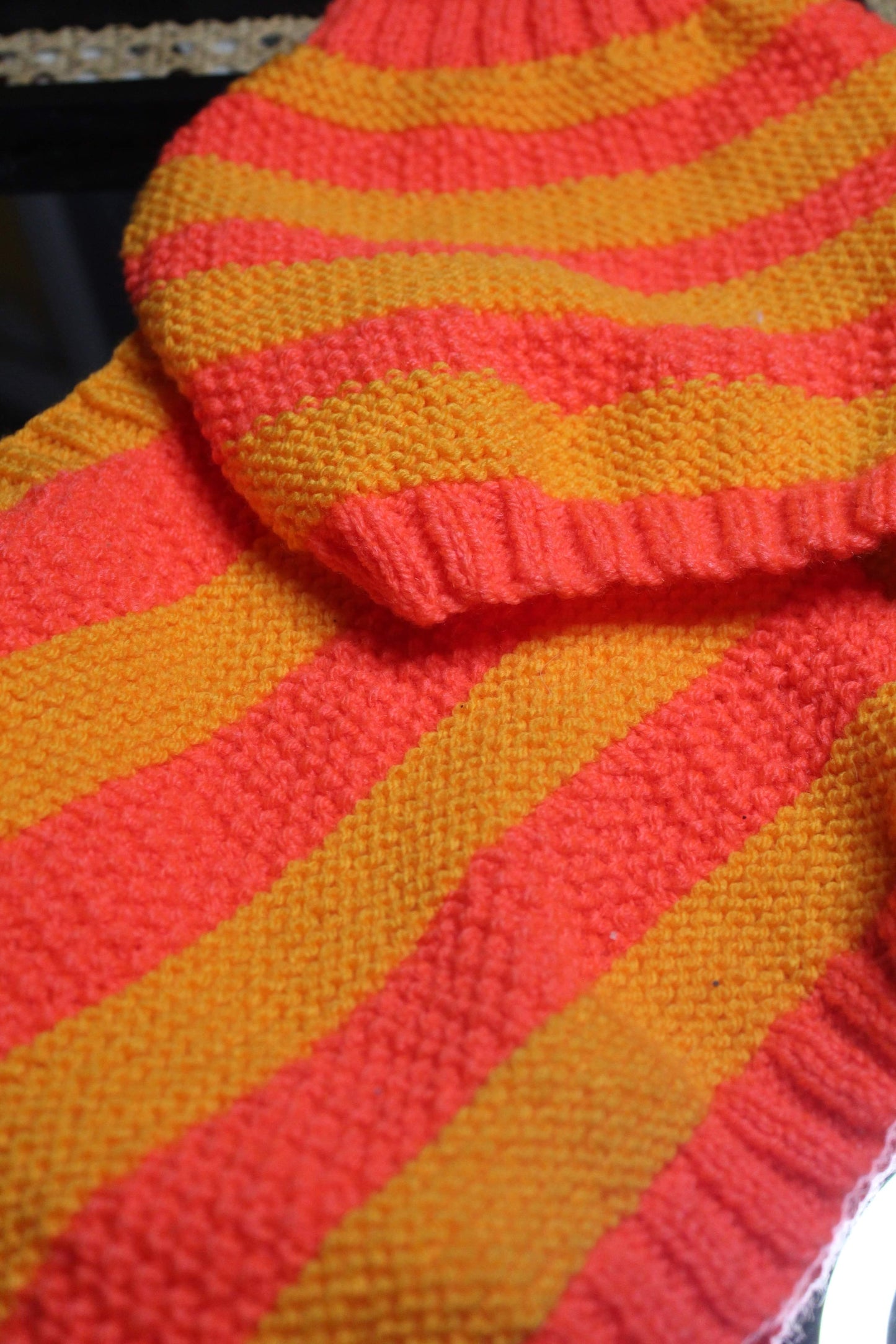 Orange & Yellow Stripe Jumper