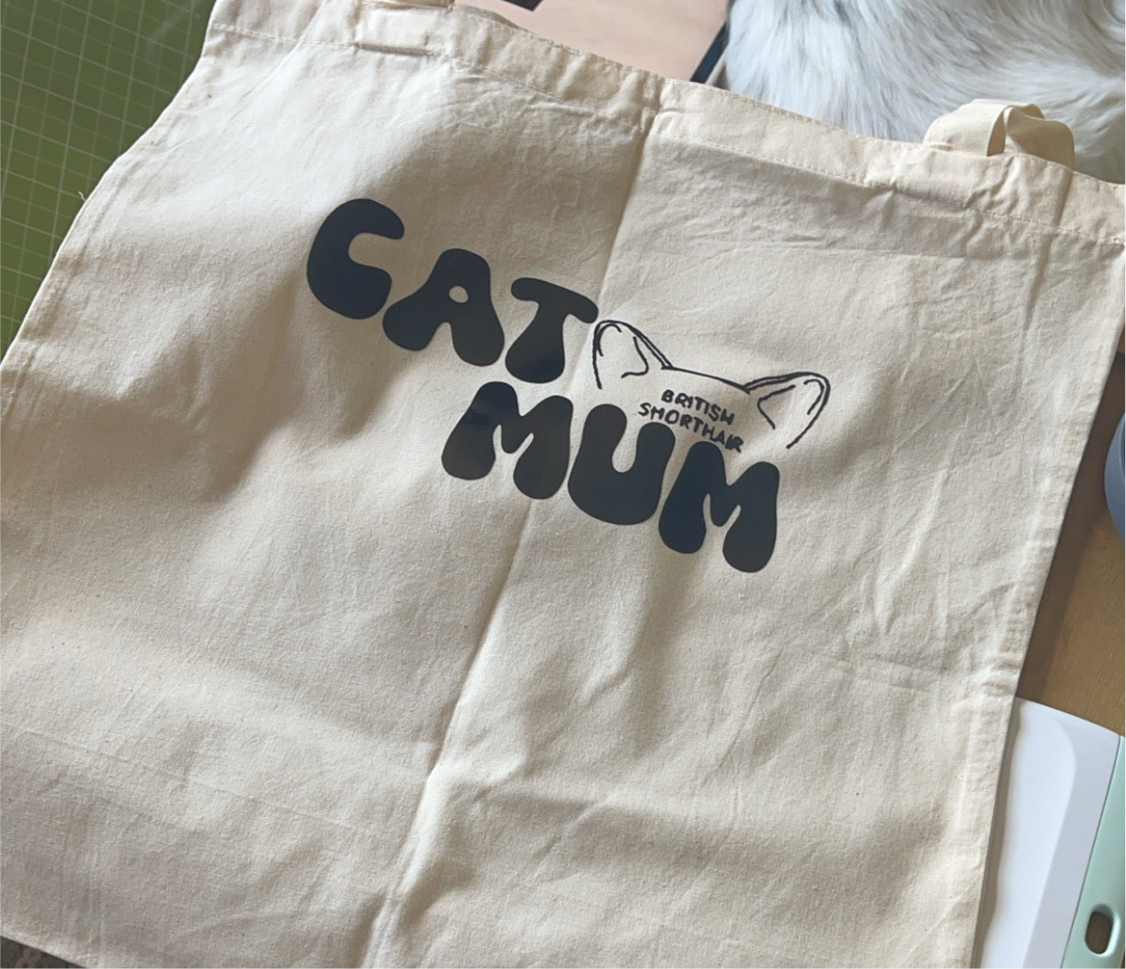 Cat Mum Tote Bag