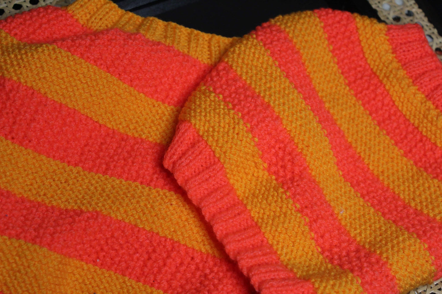 Orange & Yellow Stripe Jumper