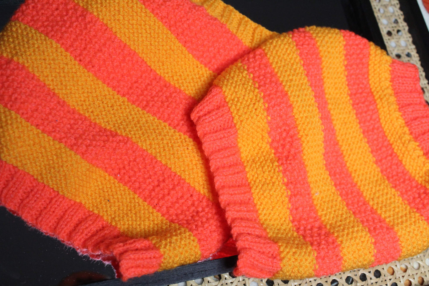 Orange & Yellow Stripe Jumper